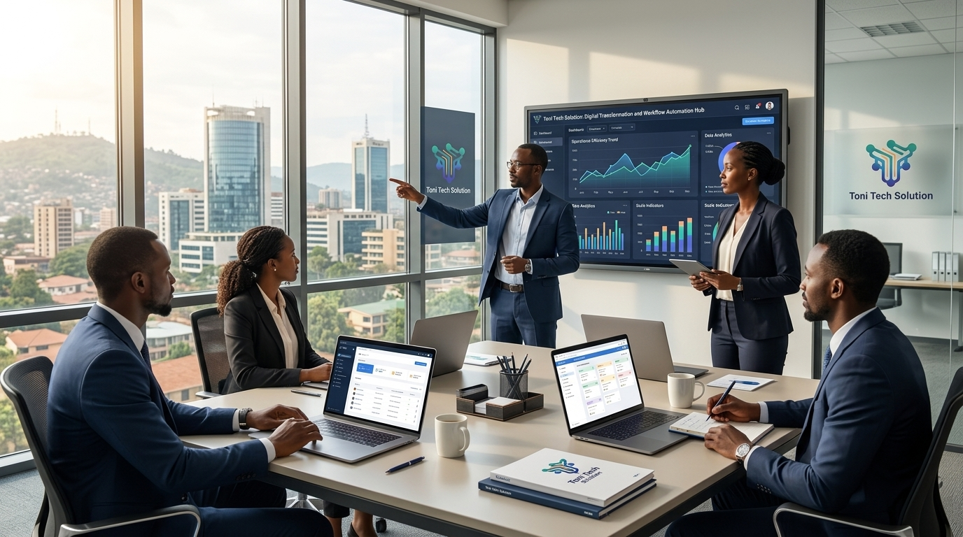 Digital transformation and institutional modernization consulting for Rwandan organizations - Toni Tech Solution