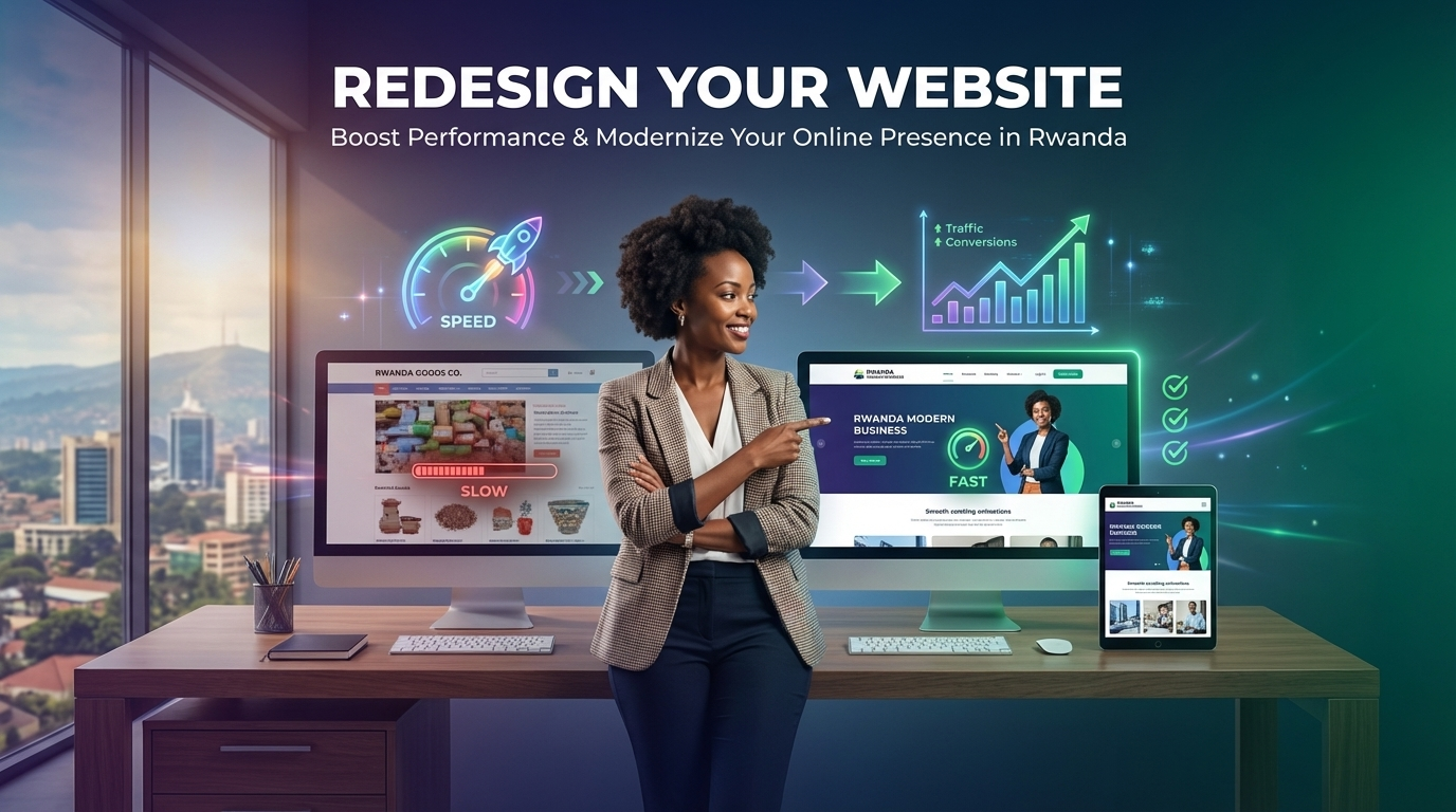 How to Redesign Old Website Rwanda 2026