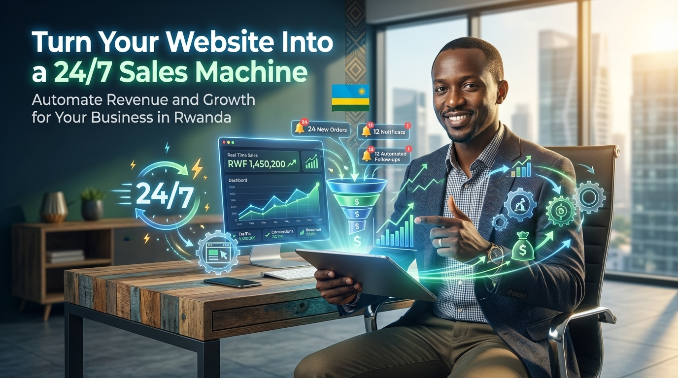 How to Turn Your Website Into a 24/7 Sales Machine Rwanda 2026